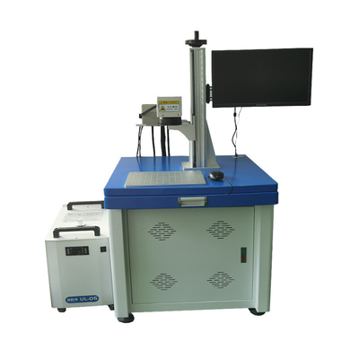 3W UV Laser Marking Machine Ultraviolet Rays for Glass Leaves Plastic