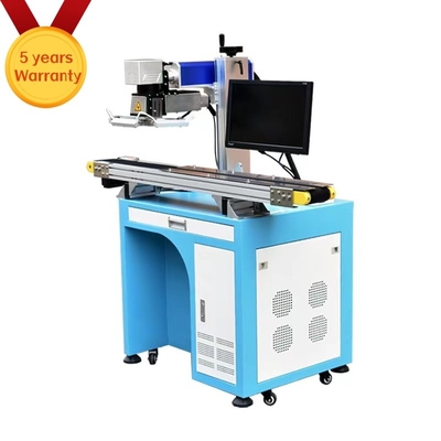 Automatic Batch Marking Fiber Laser Marker With Conveyor Belt For Irregular Metals