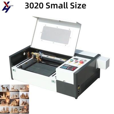 3020 Mini CO2 Laser Cutting Machine Laser Cutter 40W 50W Engraving Machine
