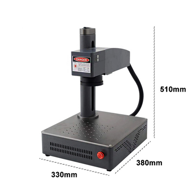Multifunctional Portable Fiber UV Laser Engraver for Metal Wood Glass Crystal Plastic