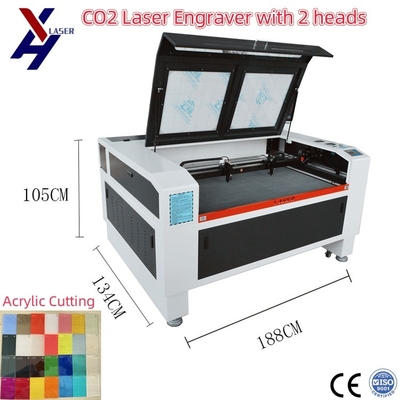 Double Heads Auto Feeding Laser Engraver and Cutter for Fabric Leather